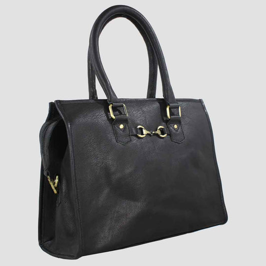 Abigail Snaffle Handbag Black