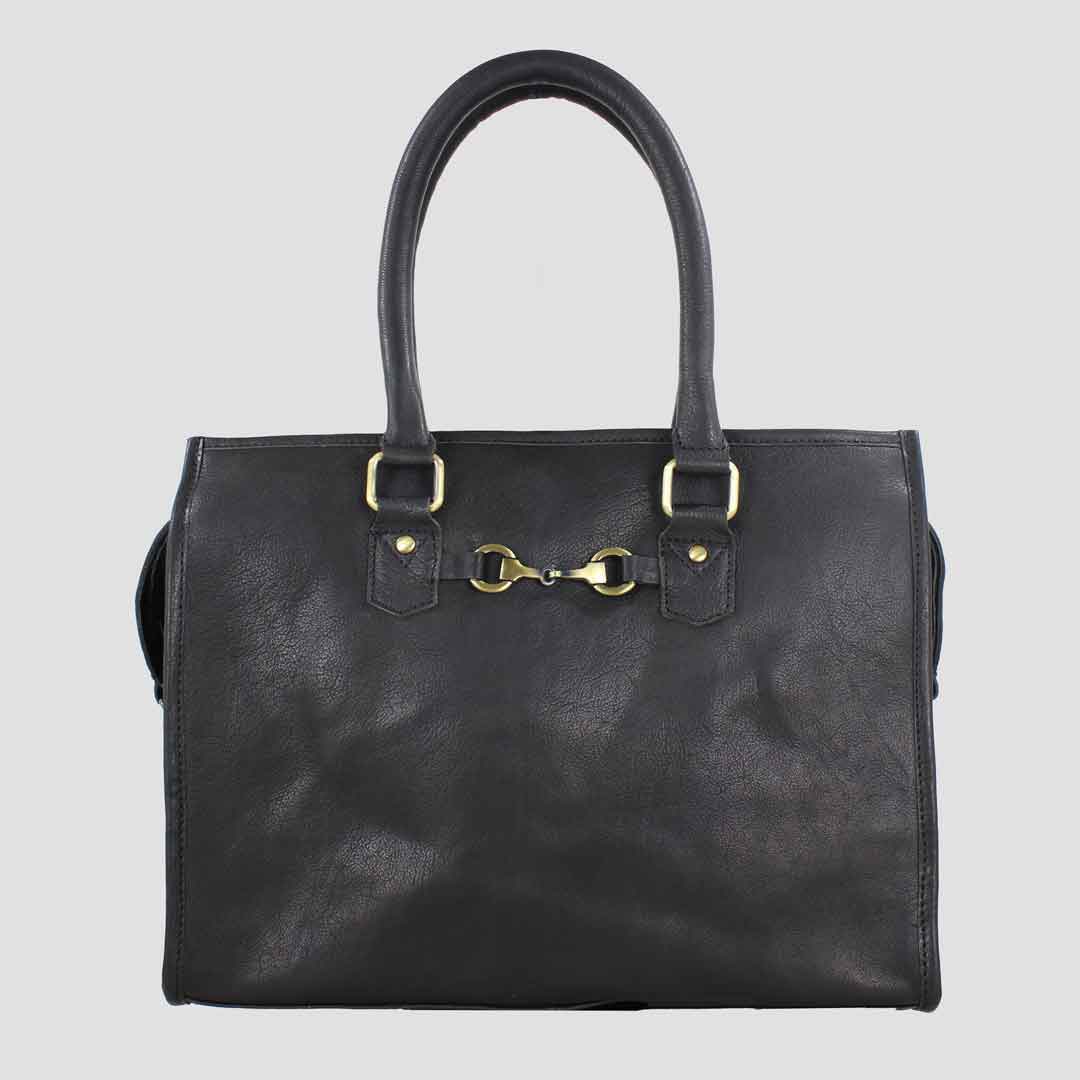 Abigail Snaffle Handbag Black