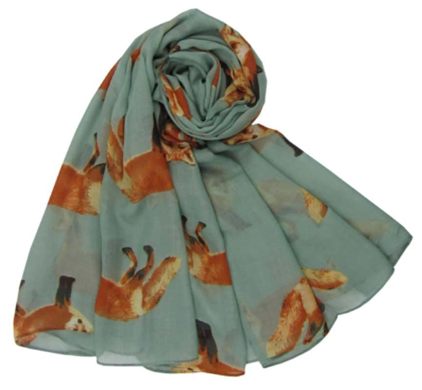 Scarf Foxes Design