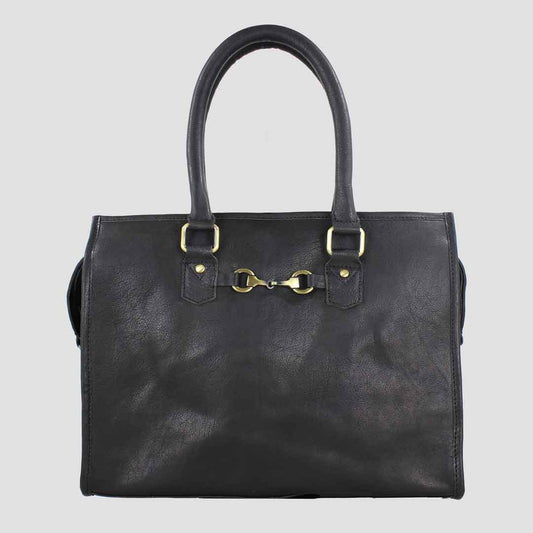 Abigail Snaffle Handbag Black
