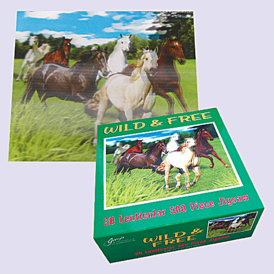 Wild & Free 3d 500 Pc Jigsaw