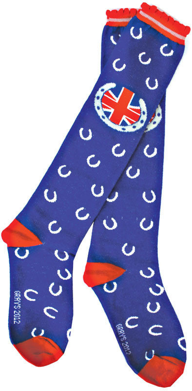Child Cotton Knee-high Socks - Union Jack