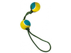 Companion 2 Tennis Balls on Red Elastic Rope