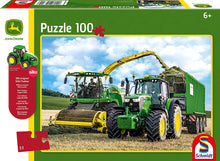 John Deere-649M Tractor with 8500i Harvester Jigsaw Puzzle