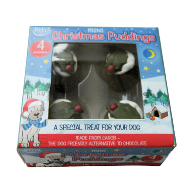Mini Carob Xmas Pudding