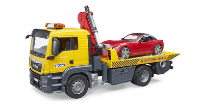 MAN TGS tow truck with roadster