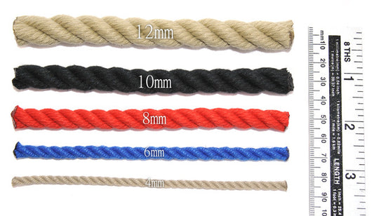 KJK Rope Gundog Lead With Leather Stop